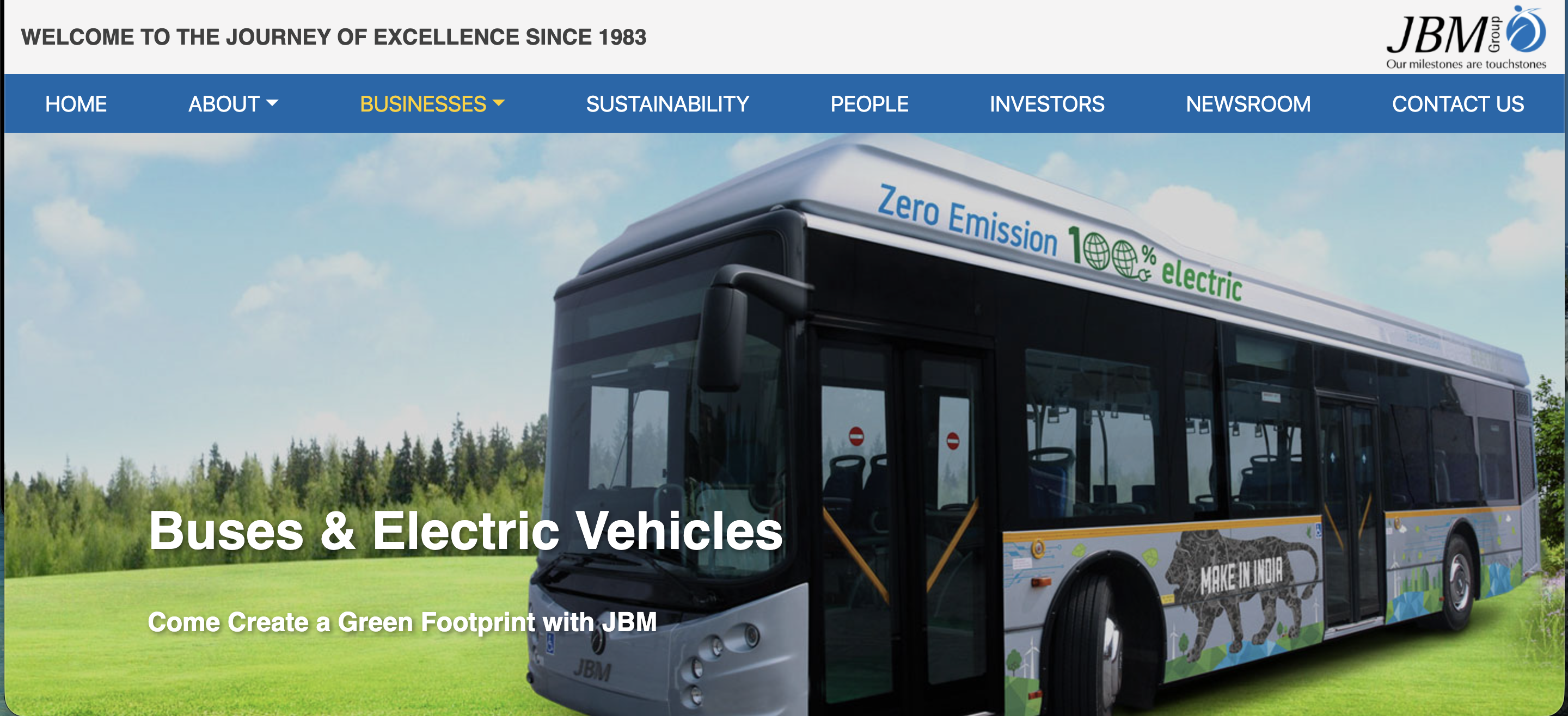 JBM Group website